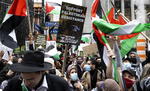 Se manifiestan en Nueva York en apoyo a Palestina