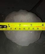 Reportan granizo de 10 centímetros de diámetro en norte de Coahuila