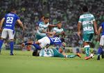 Santos Laguna cae ante Cruz Azul en la ida de la final del Guardianes 2021