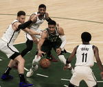 Bucks resisten embate de Nets en triunfo
