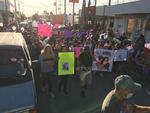 Se 'desbordan' en las calles de Matamoros para exigir justicia por feminicidio de Ilse Ivón
