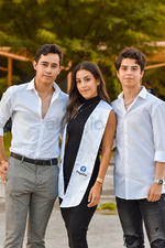 Luis Rosas, Natalia Silva y Esteban Silva.