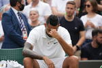 Nick Kyrgios se retira de Wimbledon por lesión