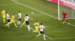 Quarter Final Ukraine vs England

Rome (Italy), 03/07/2021.- Harry Maguire (2-R) of England scores the 2-0 lead during the UEFA EURO 2020 quarter final match between Ukraine and England in Rome, Italy, 03 July 2021. (Italia, Ucrania, Roma) EFE/EPA/Mike Hewitt / POOL (RESTRICTIONS: For editorial news reporting purposes only. Images must appear as still images and must not emulate match action video footage. Photographs published in online publications shall have an interval of at least 20 seconds between the posting.)

ENGLAND ENGLAND
DEP Fútbol ROME ENGLAND ITALY SOCCER UEFA EURO 2020 Italy