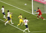 Quarter Final Ukraine vs England

Rome (Italy), 03/07/2021.- Harry Maguire (C) of England scores the 0-2 gaol during the UEFA EURO 2020 quarter final match between Ukraine and England in Rome, Italy, 03 July 2021. (Italia, Ucrania, Roma) EFE/EPA/Ettore Ferrari / POOL (RESTRICTIONS: For editorial news reporting purposes only. Images must appear as still images and must not emulate match action video footage. Photographs published in online publications shall have an interval of at least 20 seconds between the posting.)
DEP Fútbol ROME ITALY SOCCER UEFA EURO 2020 Italy