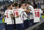Quarter Final Ukraine vs England

Rome (Italy), 03/07/2021.- Harry Maguire (3-R) of England celebrates with teammates after scoring his team's second goal during the UEFA EURO 2020 quarter final match between Ukraine and England in Rome, Italy, 03 July 2021. (Italia, Ucrania, Roma) EFE/EPA/Alessandra Tarantino / POOL (RESTRICTIONS: For editorial news reporting purposes only. Images must appear as still images and must not emulate match action video footage. Photographs published in online publications shall have an interval of at least 20 seconds between the posting.)
DEP Fútbol ROME ITALY SOCCER UEFA EURO 2020 Italy