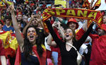 El color previo al partido entre Italia y España de la Euro 2020