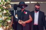 El presidente de Haití asesinado Jovenel Moise es sepultado en Cap-Haitien