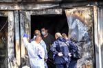 Hospital COVID-19 de Macedonia arde en llamas