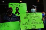 Gremio Gasero Nacional protesta con paro en calles de CDMX