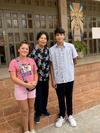 24102021 EN FAMILIA.  Andrea Olguín con sus nietos Robert y Ximena., Chispazos | October 2021