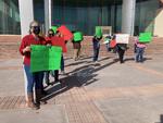 Trabajadores de UAdeC protestan por falta de pagos