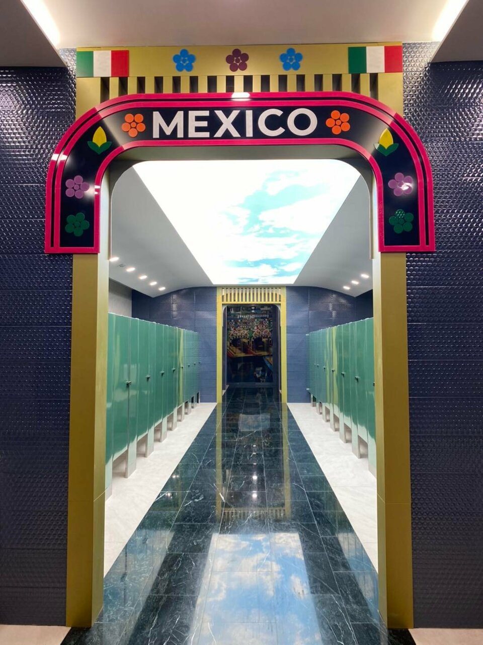 Así lucen los baños del Aeropuerto Internacional Felipe Ángeles
