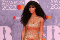 Maneskin poses for photographers upon arrival at the Brit Awards 2022 in London Tuesday, Feb. 8, 2022. (Photo by Joel C Ryan/Invision/AP)