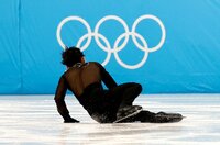 Beijing (China), 07/03/2021.- Donovan Carrillo of Mexico performs in the Men's Free Skating of the Figure Skating events at the Beijing 2022 Olympic Games, Beijing,? China, 10 February 2022. EFE/EPA/HOW HWEE YOUNG