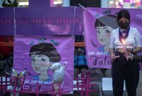 Activistas conmemoran feminicidio de la pequeña Fátima en Ciudad de México