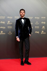 MADRID, 12/02/2022.-  El actor Alfonso Bassave posa en la alfombra roja de la gala de la 36 edición de los Premios Goya que tiene lugar este sábado en el Palau de les Arts de Valencia. EFE/Biel Aliño