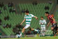 Leonardo Suárez #9, Medio, Santos