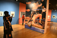 Imágenes plasman la lucha libre mexicana en Museo Arocena