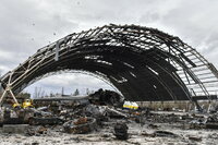 Catástrofe: Así quedó el avión más grande del mundo tras ataques en Ucrania