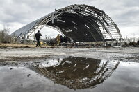 Catástrofe: Así quedó el avión más grande del mundo tras ataques en Ucrania