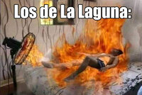 Usuarios combaten el calor de La Laguna con memes