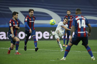 Real Madrid marca goliza al Levante