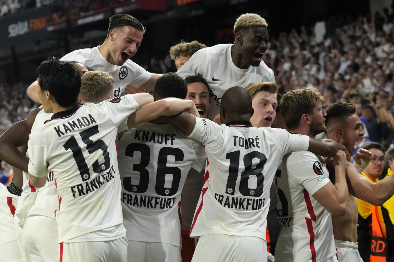 Eintracht Frankfurt se convierte campeón de la Europa League