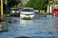 Lluvias dejan estragos en zona urbana de Torreón