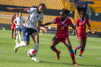 Arrancó el  Campeonato Concacaf W 2022 con el partido entre Estados Unidos y Haití