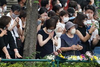 Japón despide al ex primer ministro Shinzo Abe, asesinado el viernes en Nara