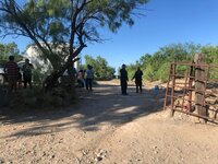 Autoridades federales y estatales realizan trabajos de rescate de mineros en Sabinas