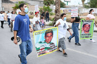 Conmemoran con marcha en Torreón el Día internacional de las víctimas de desaparición forzada