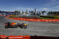 'Checo' Pérez en el Red Bull Show Run Guadalajara 2022