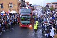 Desfile del campeón de Liga MX por las calles de Pachuca