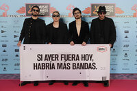 Valentina Zenere en la alfombra roja de Los40 Music Awards, este viernes en el Wizink Center en Madrid.