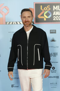 David Guetta en la alfombra roja de Los40 Music Awards, este viernes en el Wizink Center en Madrid.