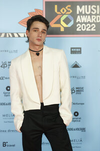 Yungblud en la alfombra roja de Los40 Music Awards, este viernes en el Wizink Center en Madrid.