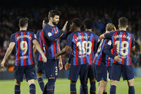 El último baile de Piqué con el Barcelona
