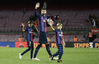 El último baile de Piqué con el Barcelona