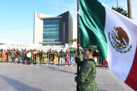 Con poca afluencia se desarrolla desfile de la Revolución en Torreón