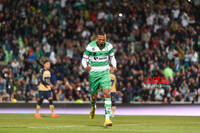 Festejo del gol de Harold, Harold Preciado, Santos Laguna vs Pumas UNAM