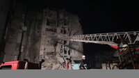 Hama (Syrian Arab Republic), 06/02/2023.- A handout photo made available by Sana shows damage and rescue operations following the earthquake that affected Syria early morning, in the city of Hama, Syria 06 February 2023. (Terremoto/sismo, Siria) EFE/EPA/SANA HANDOUT EDITORIAL USE ONLY/NO SALES