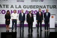 Primer debate de los candidatos a la gubernatura de Coahuila