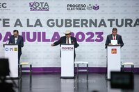 Primer debate de los candidatos a la gubernatura de Coahuila