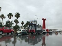 Las lluvias en Torreón dejaron encharcamientos.