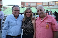 Julio Villalobos, Pepe Riestra y Luis Miguel Pérez.