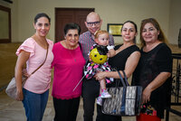 Valeria Orantes, Elisa y Gustavo Torres.