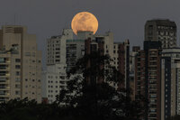 Así se vio la superluna azul 2023