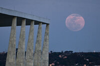 Así se vio la superluna azul 2023